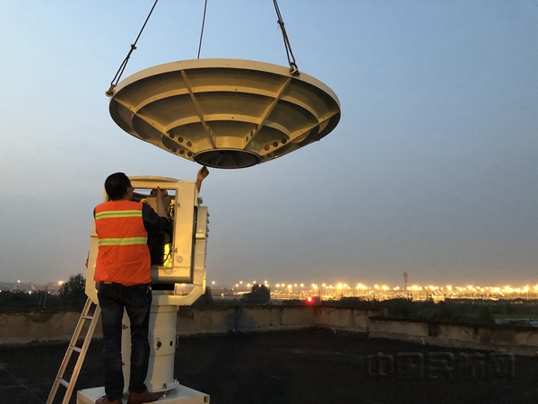 西南空管局气象中心完成成都双流国际机场毫米波云雾雷达安装工作04.