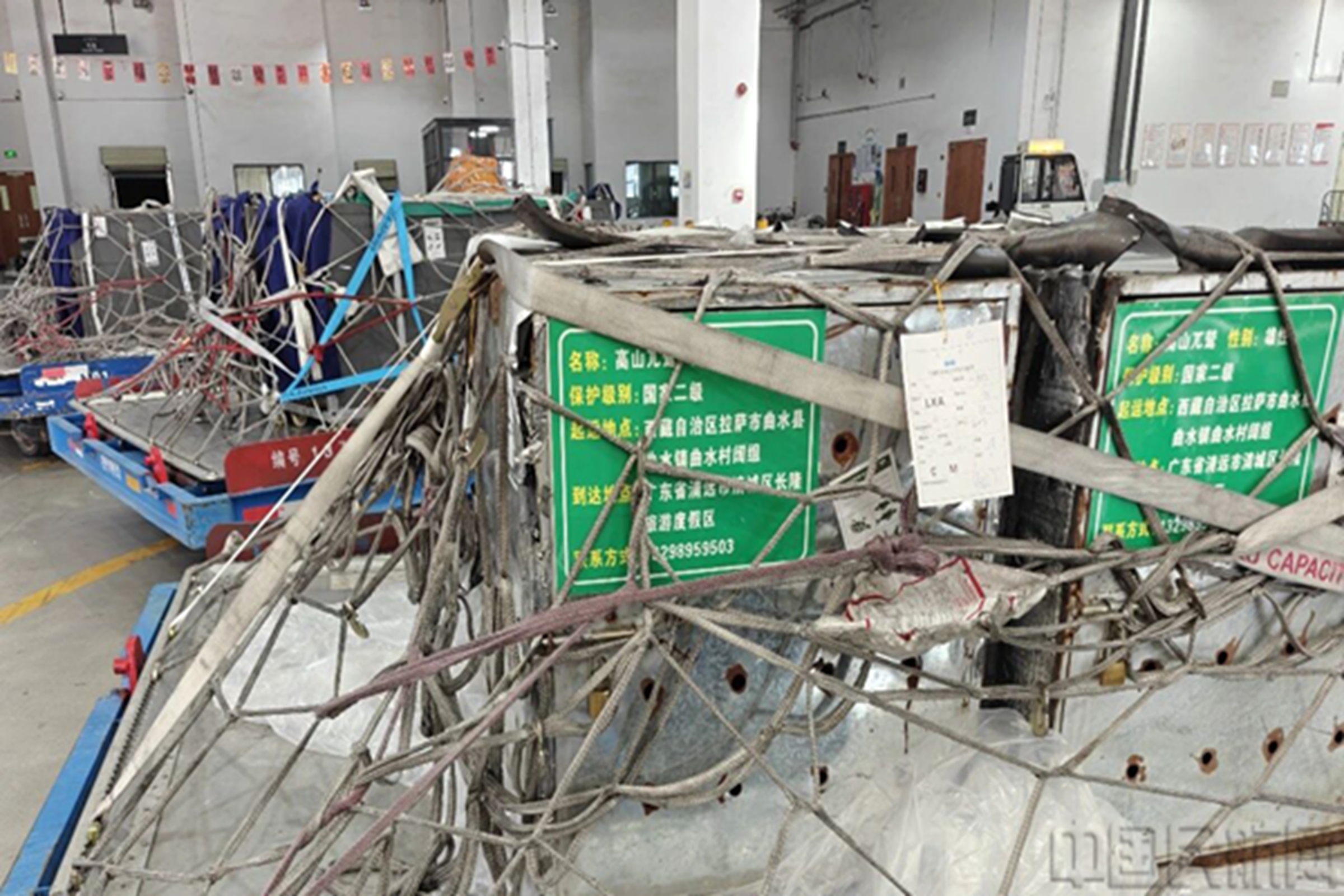 检查完毕从货运站出发