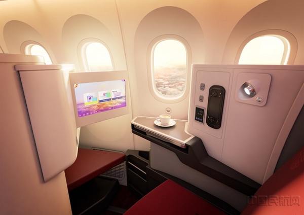 海南航空波音787梦想飞机公务舱